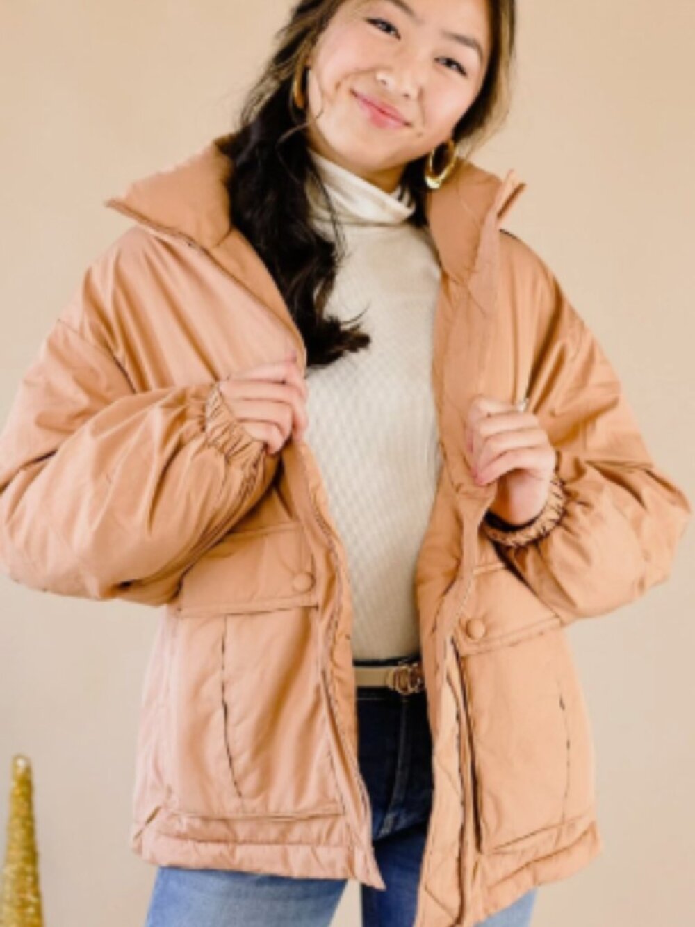 We the Free People Puffer Jacket Size XS/S (Oversized) Bomber Puffer Coat